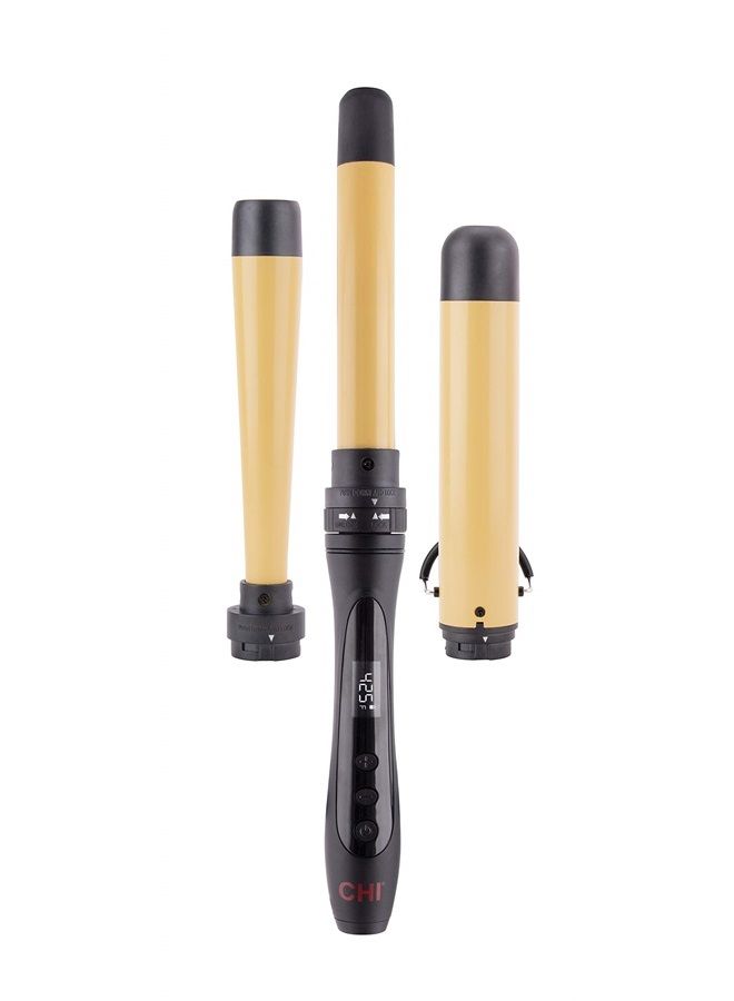 Interchangeable Curling Wand With Inverted Tapered 0.5"-1.25" Barrel, 1 Pound