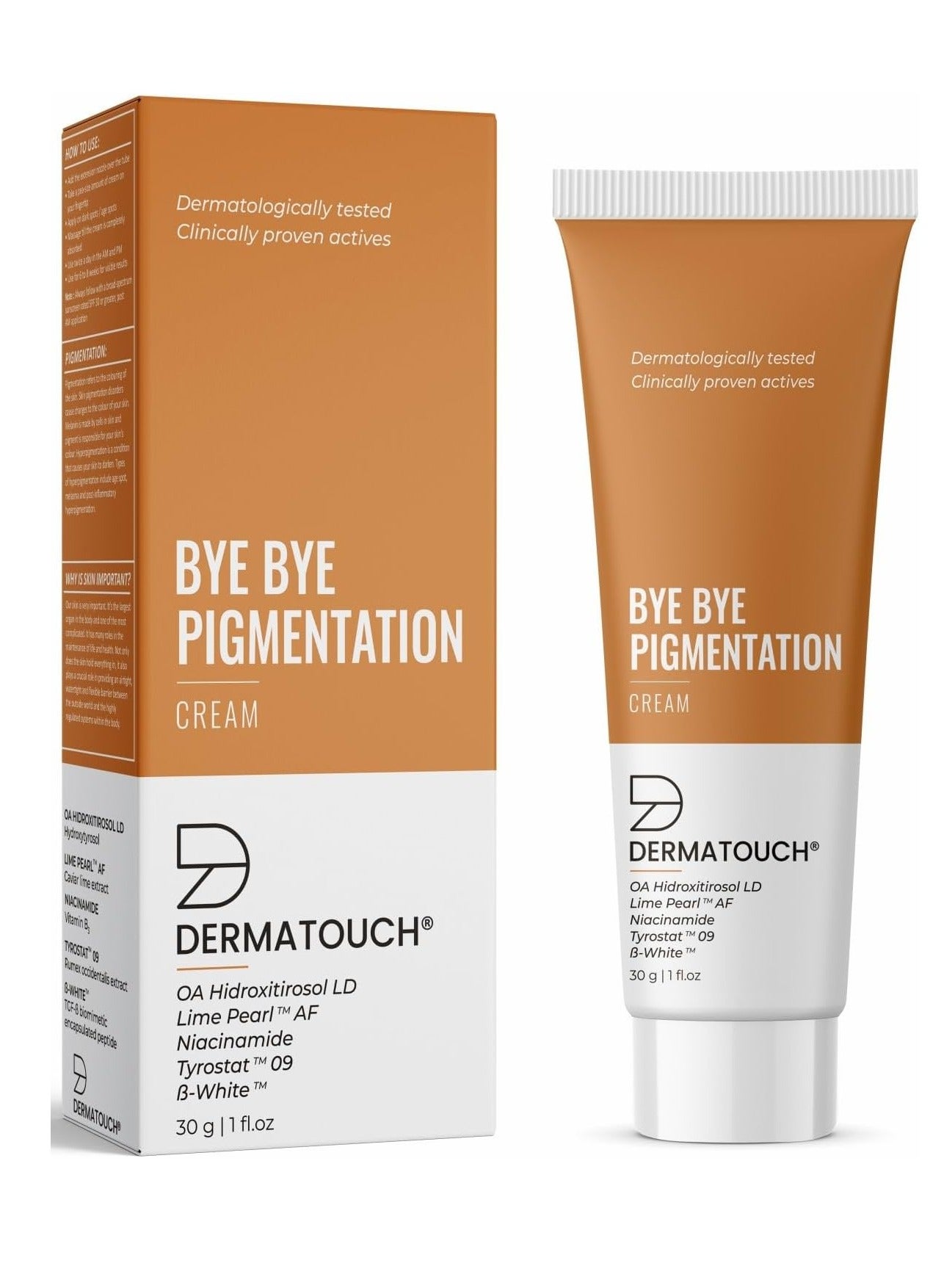 Bye Bye Pigmentation Removal Cream For Women/Men With Niacinamide Lime Pearl & Bwhite 30G