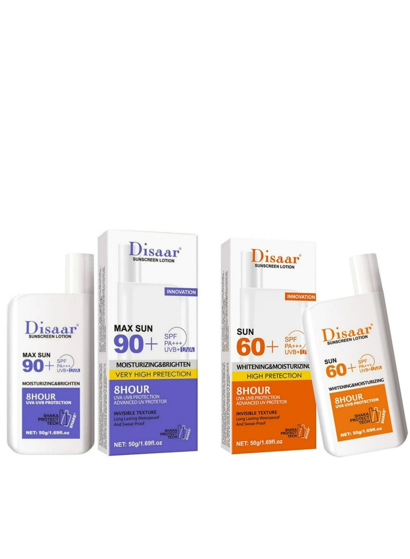 Sunscreen Lotion 2 PCS 2*50g