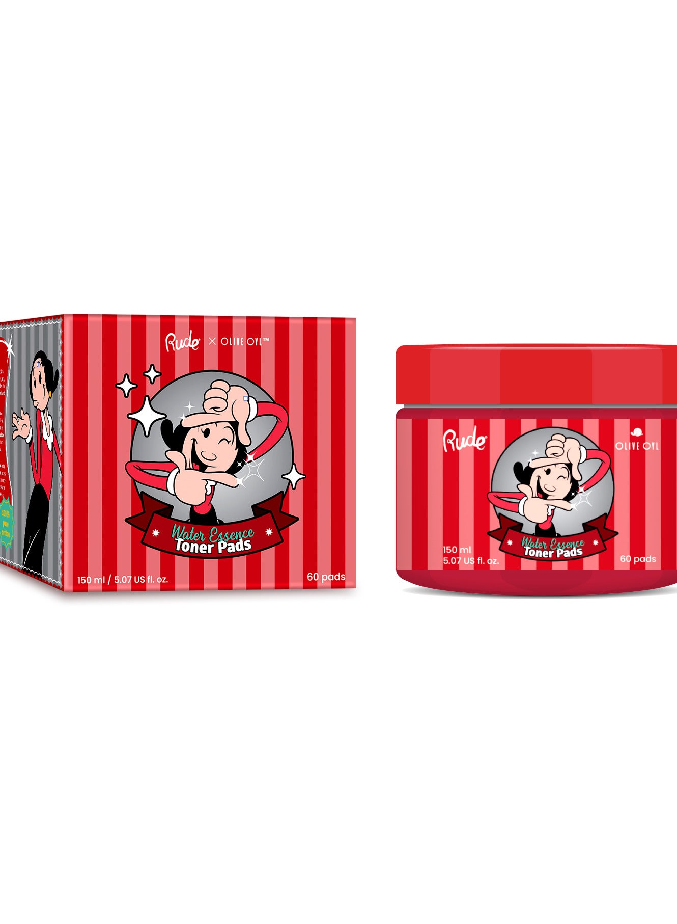 Rude Olive Oyl Water Essence Toner Pads