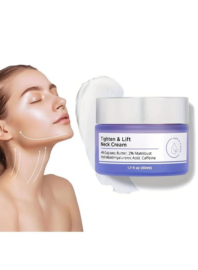 Neck Firming Cream 50ml, Tightening Lifting Sagging Skin, Tighten And Lift Neck Cream, Tighten & Lift Firming For Crepey Skin (1PCS)