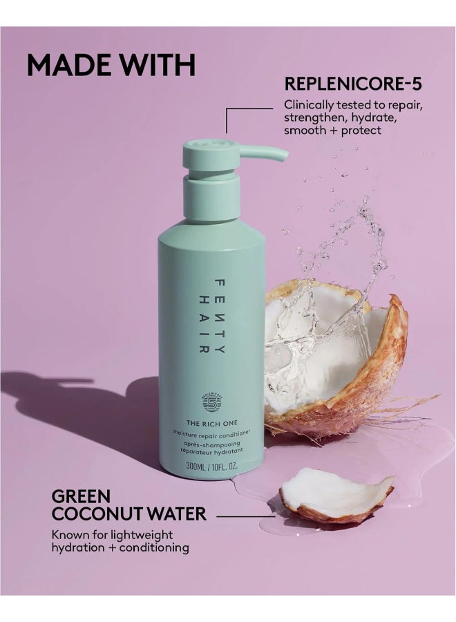 The Rich One Moisture Repair Conditioner 300ml | Hydrating & Strengthening Moisture Repair Conditioner for Dry Damaged & Colour-Treated Hair | Sulphate-Free Detangling Smoothing Conditioner for Soft Frizz-Free Hair - image 8