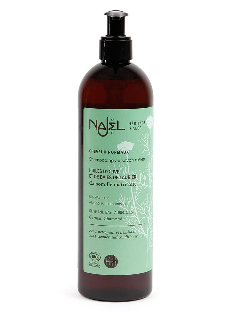 Aleppo Hair Shampoo Normal Hair Organic 500 ML