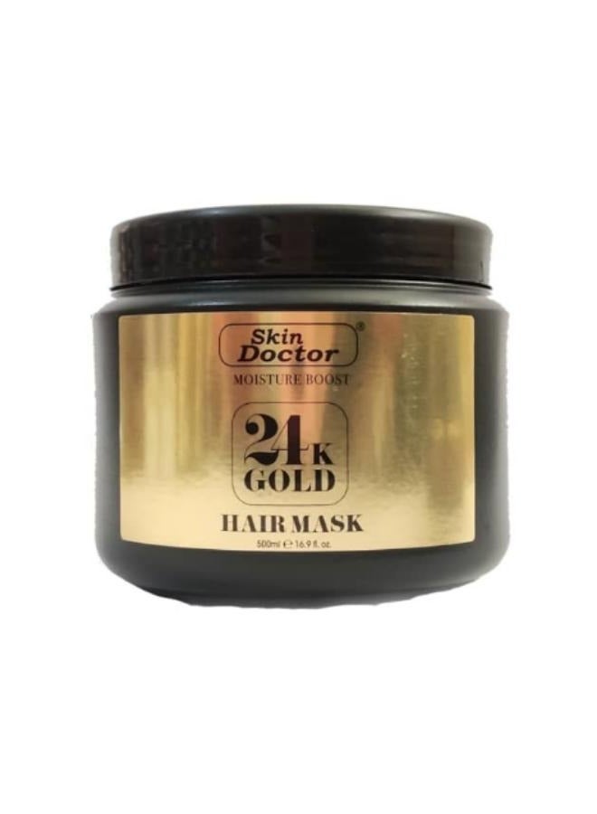 moisture boots hair mask 24gold 500ml