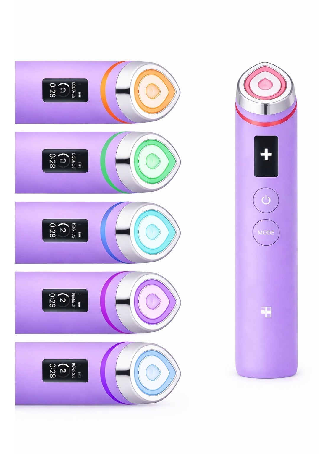Age-R Booster Pro Purple |6-in-1 Real Glass Glow Beauty Massager | Looking Glass Skin | Korean Skin Care