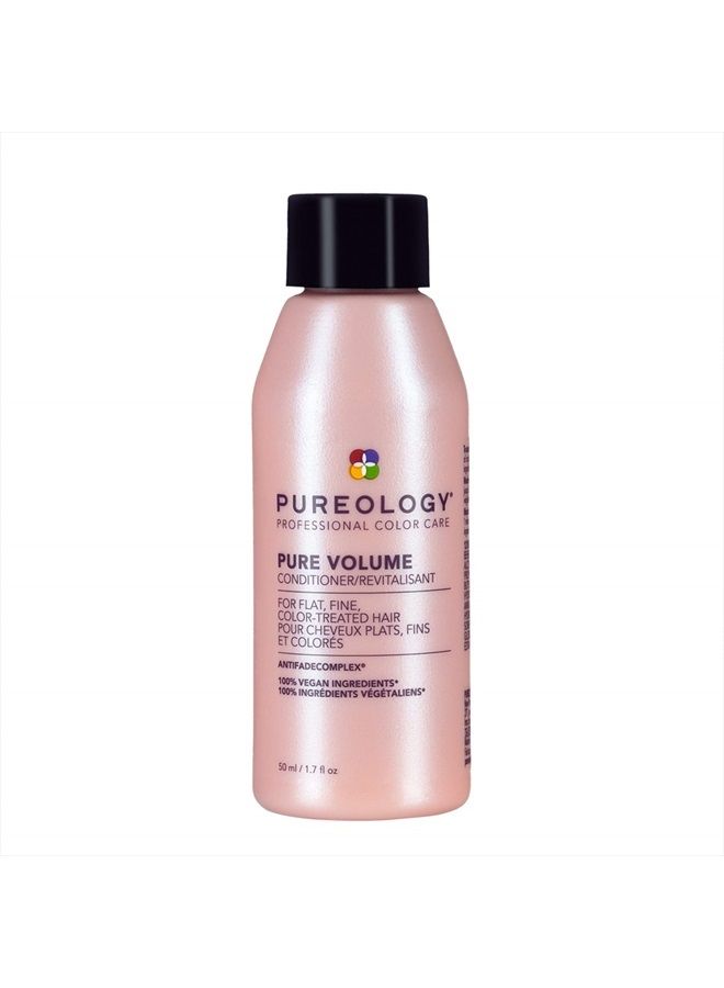 Pure Volume Conditioner | For Flat, Fine, Color-Treated Hair | Restores Volume & Movement | Sulfate-Free | Vegan | Updated Packaging | 1.7 Fl. Oz. |