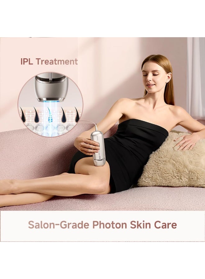 Dreame Nova IPL Hair Removal Device, Permanent Laser Hair Removal with Sapphire Ice Cooling, 27J Dual-Lamp High Energy, Adaptizone AI Sensor for Body, Face & VIO Bikini Line, At-Home Hair Remover - image 7