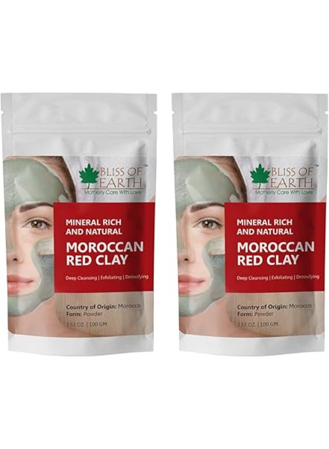 Moroccan Red Clay 2x100g
