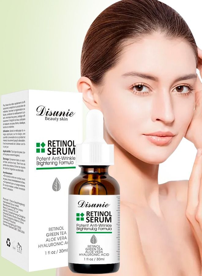 Advanced Retinol Facial Serum Moisturizer Skin Care for Face Anti Aging Retinol Concentrate Reduces Appearance of Wrinkles and Fine Lines Retinol serum 30ml