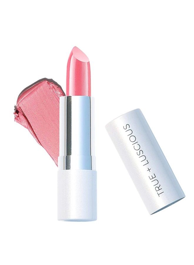 Super Moisture Lipstick – Clean, Vegan and Cruelty Free – Lasting Hydration for Dry Lips with a Sheer Finish – Pink Sugar