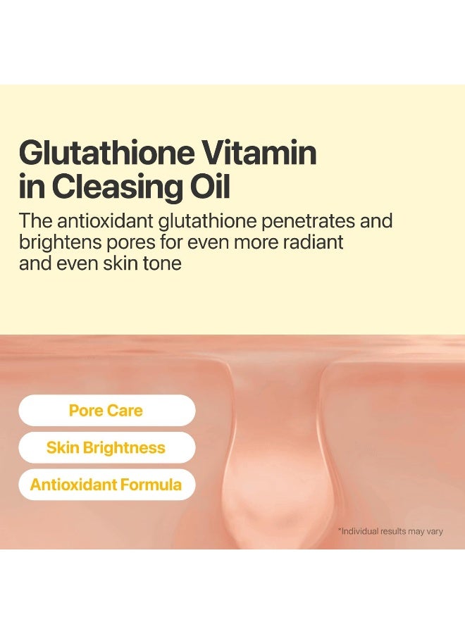 No.5 Cleansing Oil | Glutathione Vitamin Facial Spa Cleanser | Makeup Removing Facial Cleanser | Glutathione, Vitamin C, Niacinamide | Aromatherapy, Dullness, Uneven Skin Tone | 6.76 fl oz - image 4
