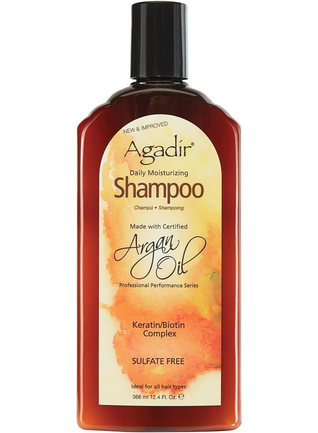 Agadir Argan Oil Shampoo – Daily Moisturizing & Shine Boost for Dry, Damaged Hair | Sulfate & Paraben Free (moisturizing)