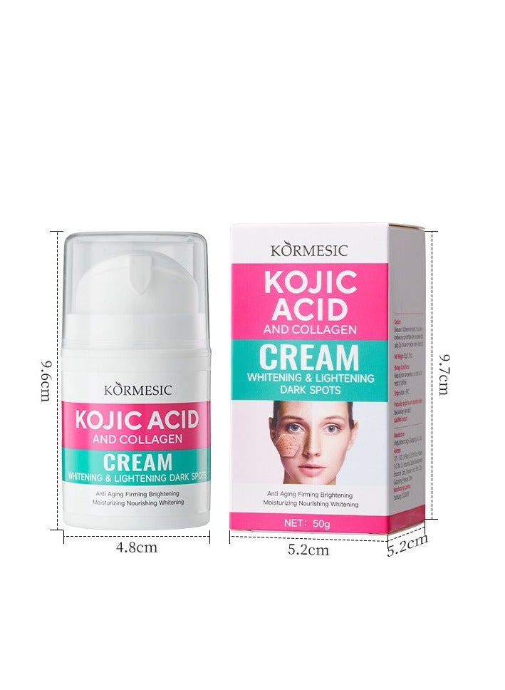 Kojic Acid Collagen Face Cream 50g | Moisturizing Repair, Even Skin Tone