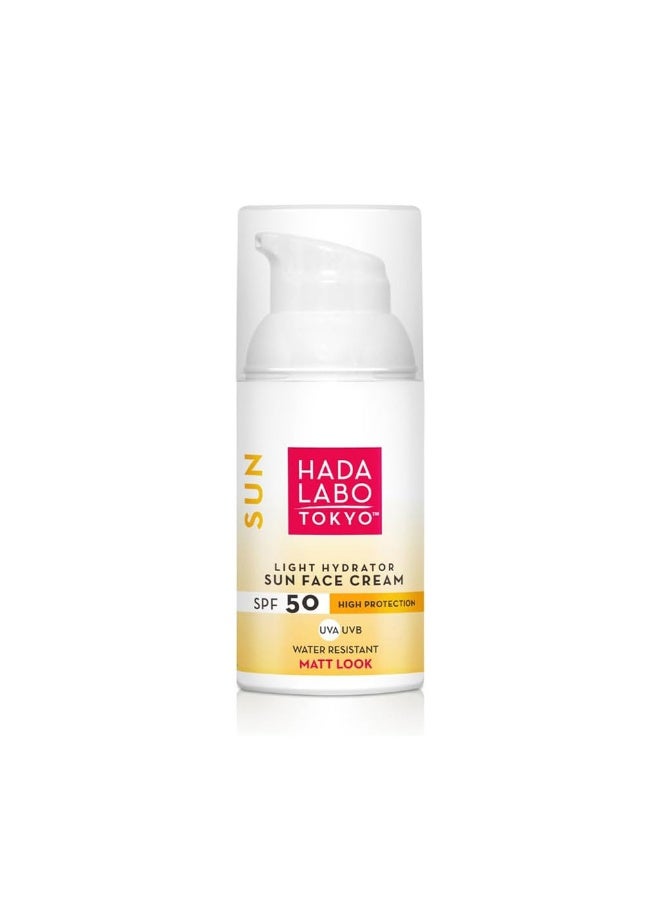 Light Hydrator SPF 50 Sun Face Cream With Matt Look 50ml