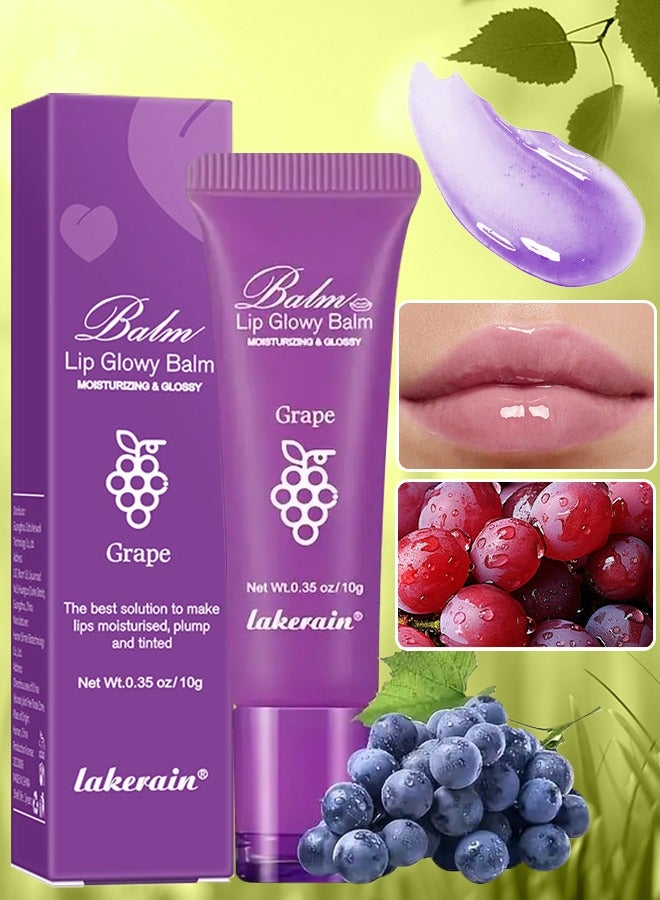 Lip Glowy Balm Shine Glossy Finish Lip Oil Moisturizing Lip Care Therapy Treatment Hydrating and Nourishing Repair Sleeping Lip Tint Oil Glossy Lip Plumper Gloss Lip Glow Plumping Oil 04