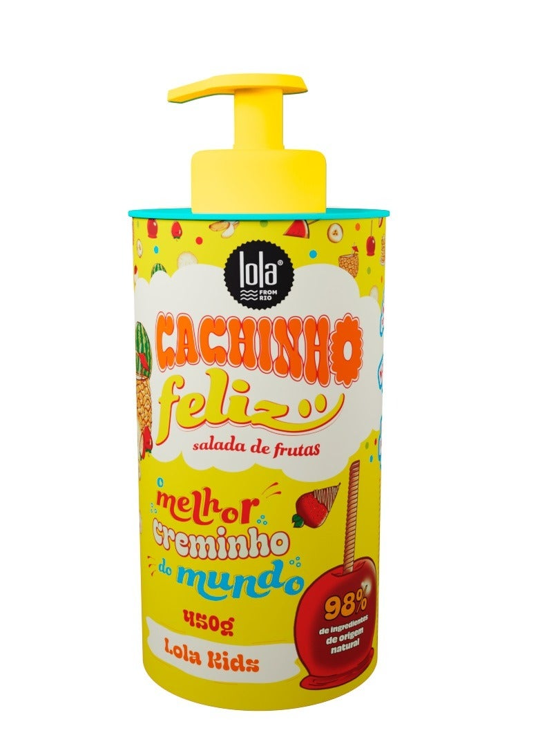 Cachinho Feliz Curl Styling Cream for Kids - Fruit Salad 450 g