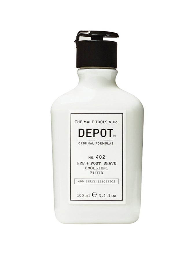 Soothing Emollient Pre & Post Shave Fluid - Prepares Skin for a Smooth Shave & Calms Post-Shave Irritation (100 ml)