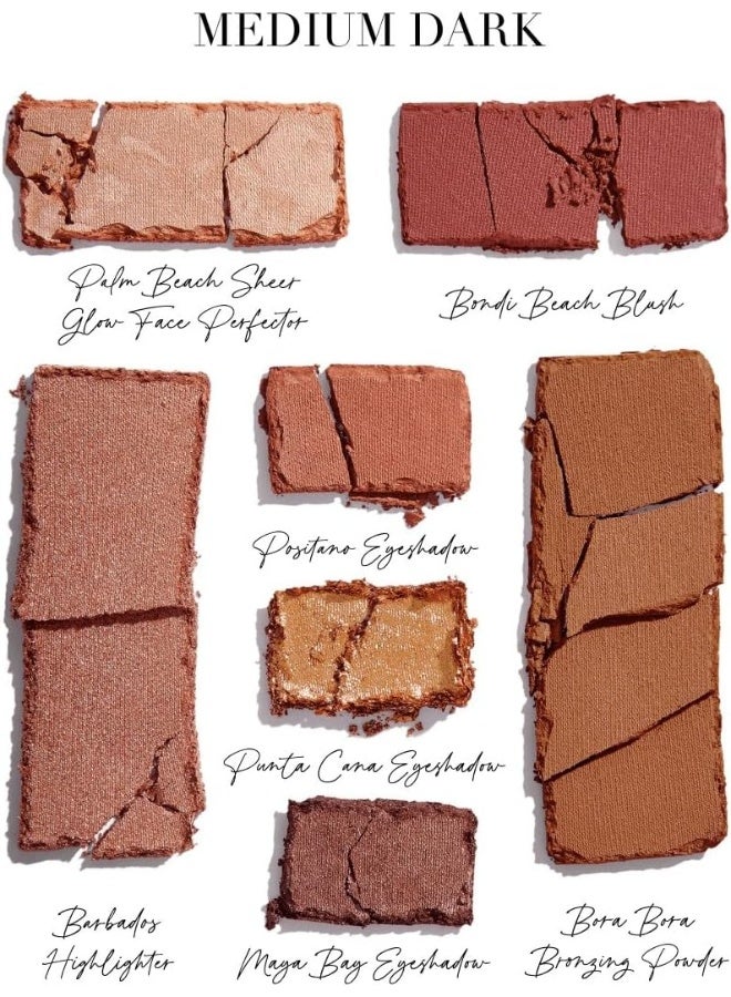 Brazilian Glow Face Palette Medium Dark - image 5