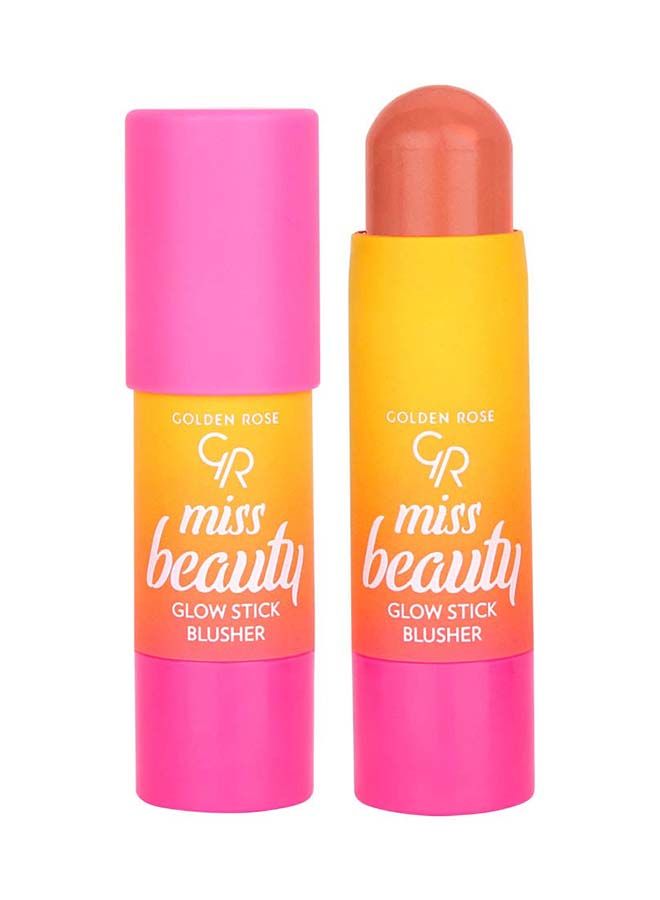 GOLDEN ROSE MISS BEAUTY GLOW STICK BLUSHER NO: 01 PEACH FLASH