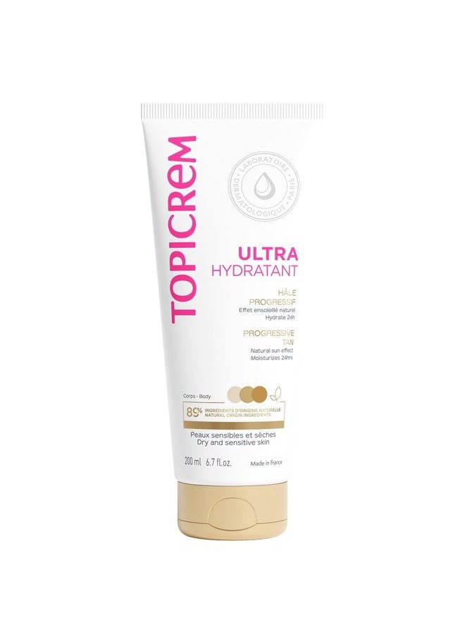 Sensitive Skin Ultra-Moisturizing Progressive Tan 200ml by Topicrem