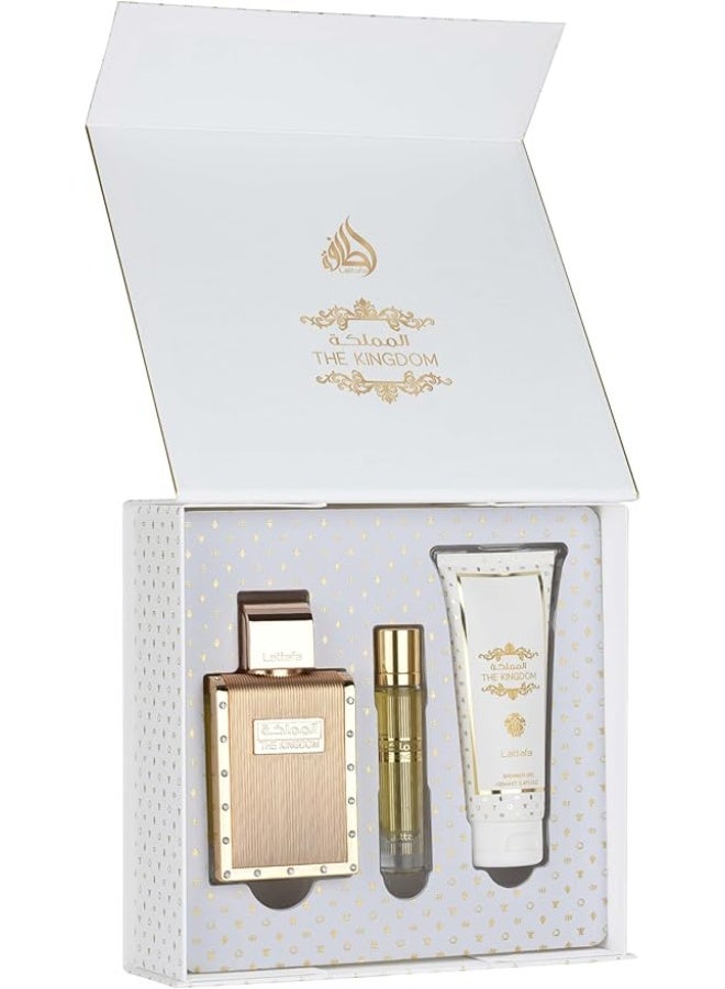 The Kingdom Men Gift Set EDP 100ML + Travel Spray 12ML + Shower Gel 100ML - image 2
