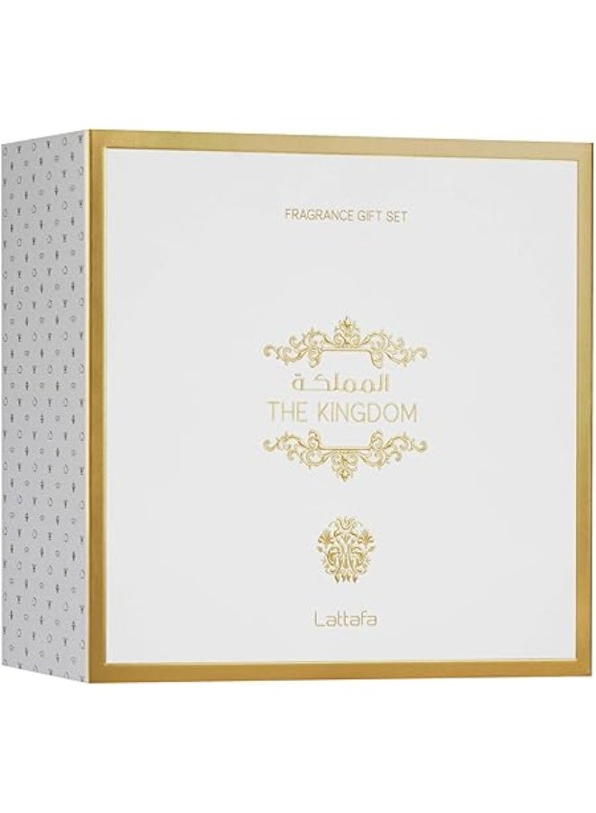 The Kingdom Men Gift Set EDP 100ML + Travel Spray 12ML + Shower Gel 100ML