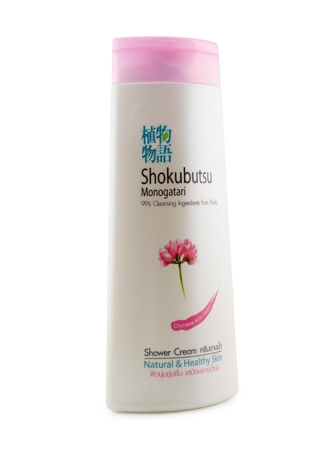 Shokubutsu Shower Cream (Chinese Milk Vetch) 200 ml
