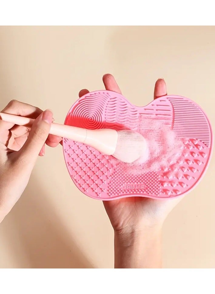 1PC Sioicone Brush Cleaner Wahing Brush Cleaning Mat Foundation Makeup Brush Cleaner Pad Universal Makeup Tool With Sunction Cuos