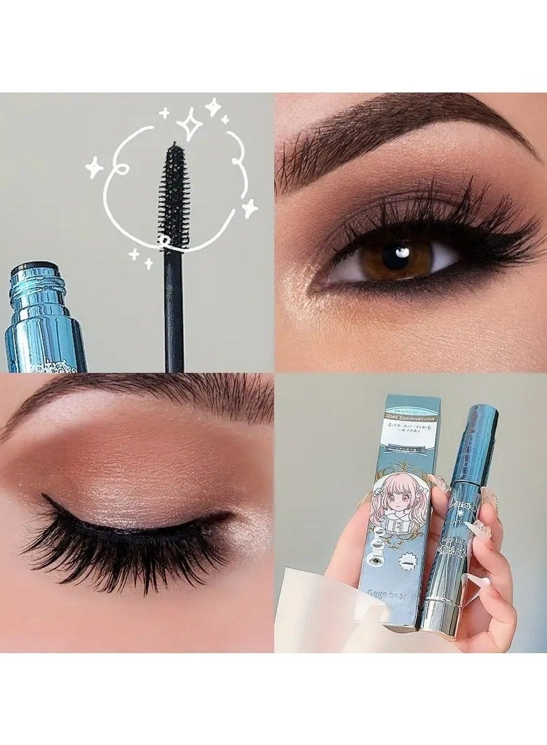 Sun Curling Mascara - Achieve Luscious, Long-Lasting, Smudge-Proof Lashes with Thickening, Lengthening, and Fiber Cover Technology - Includes Bonus Box for Easy Application