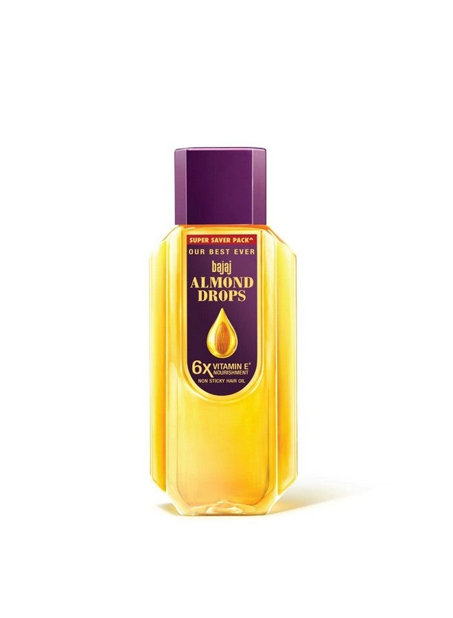Almond Drops Hair Oil, 650Ml, Hair Oil, 6X Vitamin E, Almond Oil, Light And Non-Sticky, Hair Fall Control