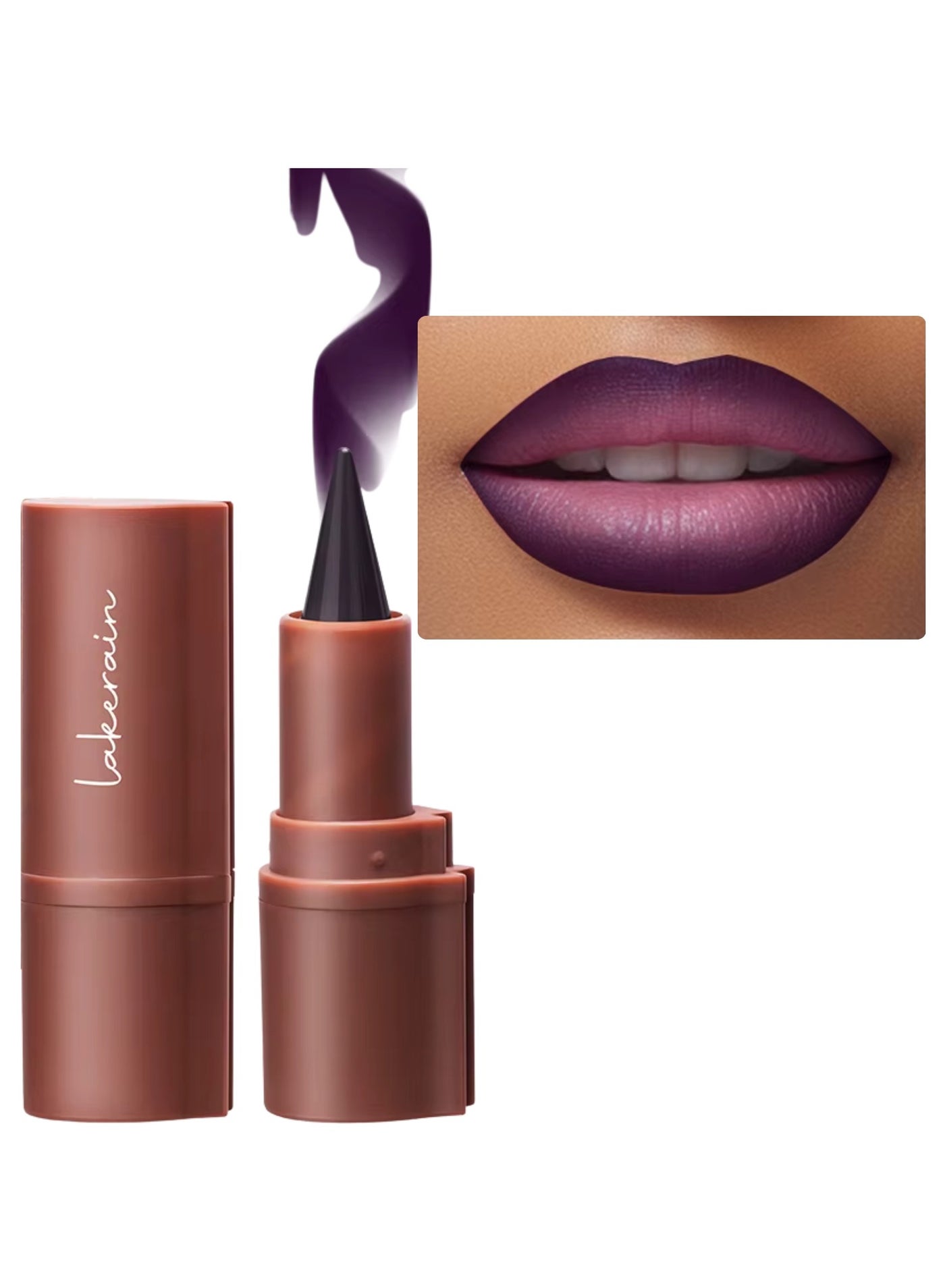 Liner Lipstick Pencil Matte Waterproof Long Lasting Lipstick Lips Contour Makeup Lip Liner Lipsticks, One Stroke Define Lip Liner Non Drying Easy Color Lip Liner Lipstick Grapes 3g 05