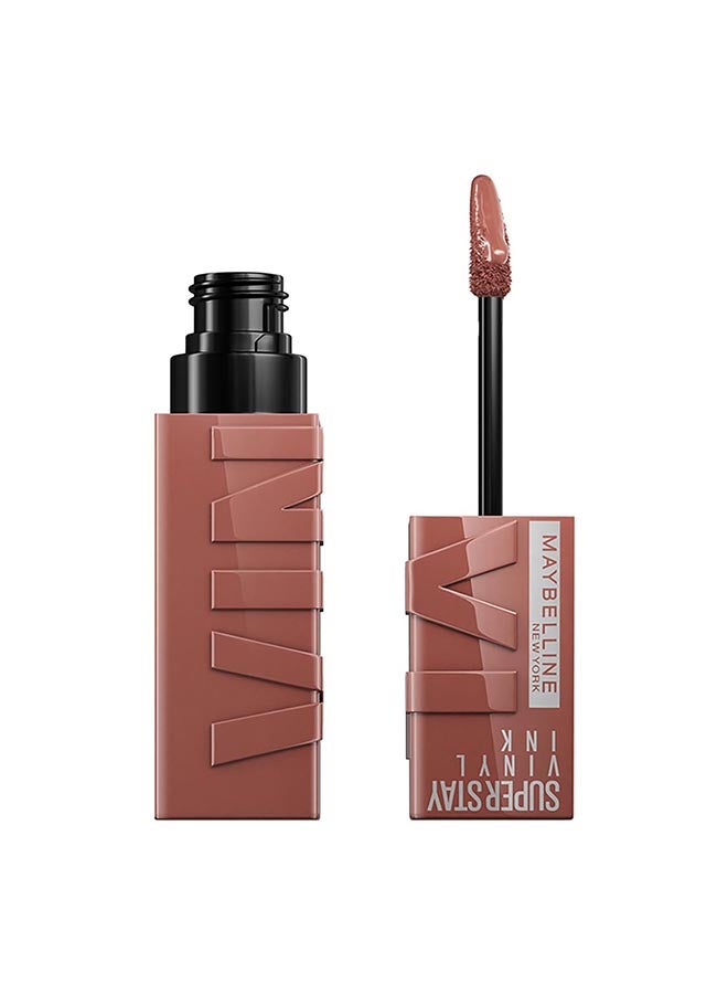 Super Stay Vinyl Ink Nudes Longwear Transfer Proof Gloss Lipstick 120 Punchy