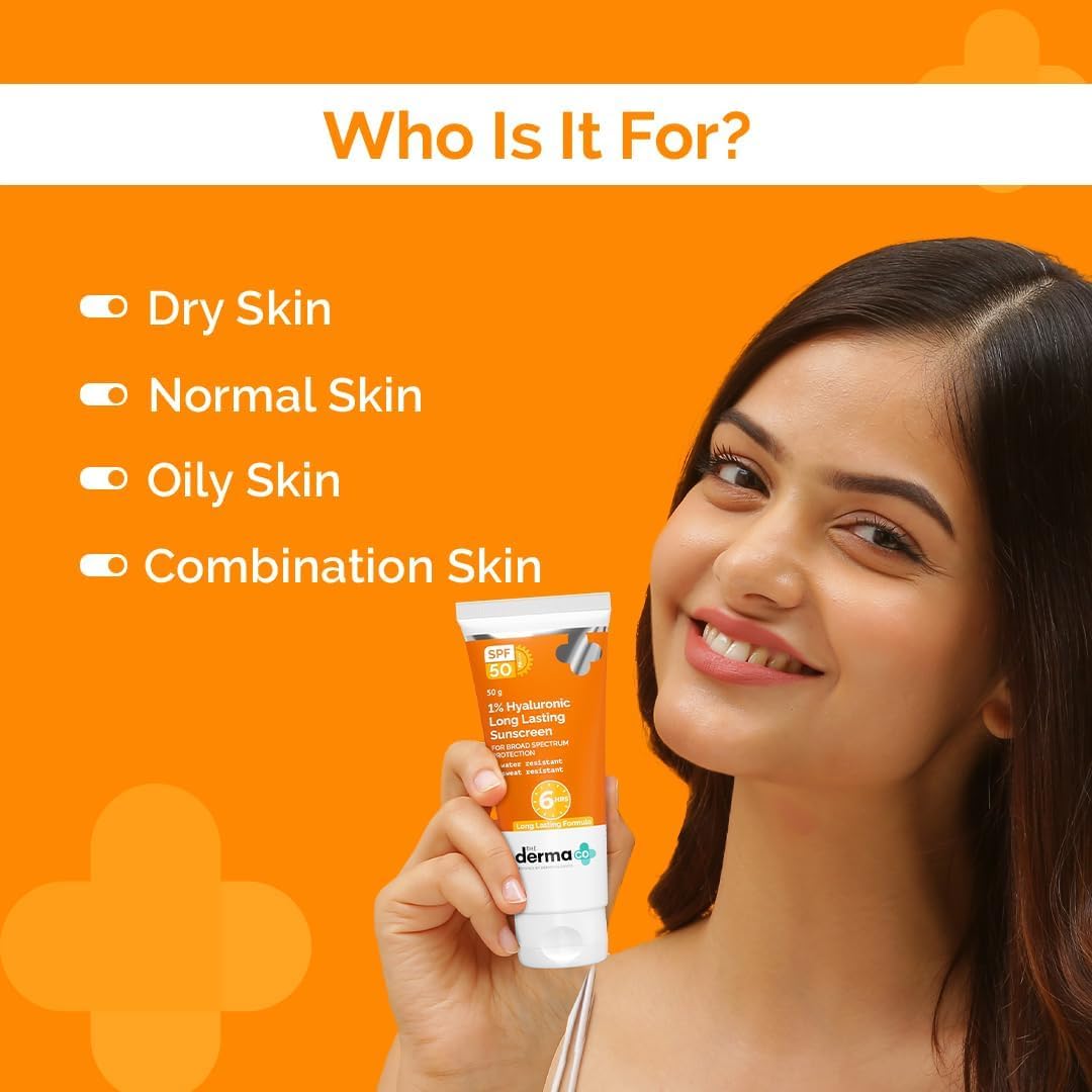The Derma Co 1% Hyaluronic Long Lasting Sunscreen SPF 50 - image 3