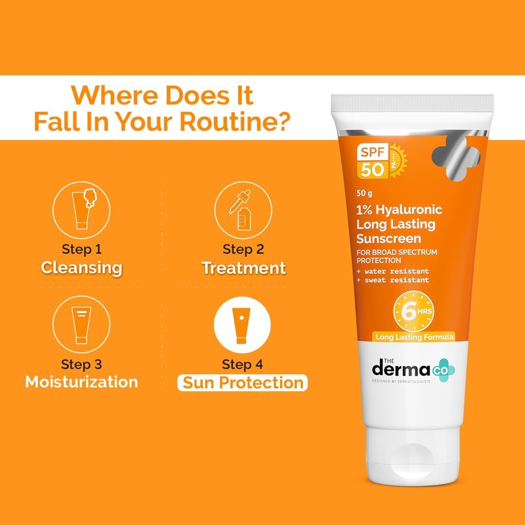 The Derma Co 1% Hyaluronic Long Lasting Sunscreen SPF 50 - image 7