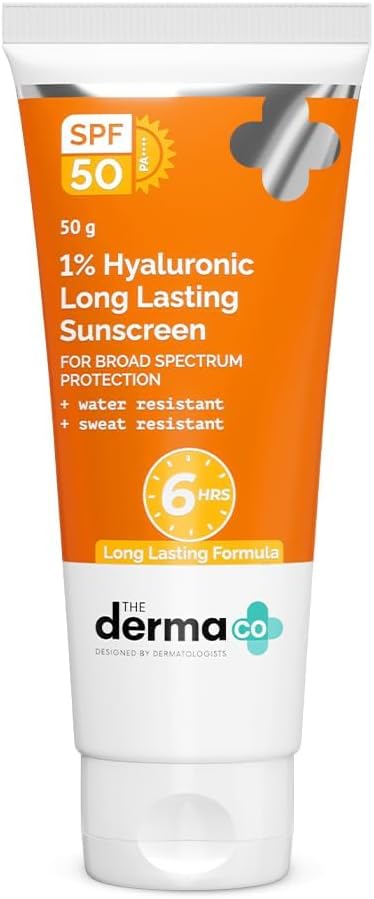 The Derma Co 1% Hyaluronic Long Lasting Sunscreen SPF 50