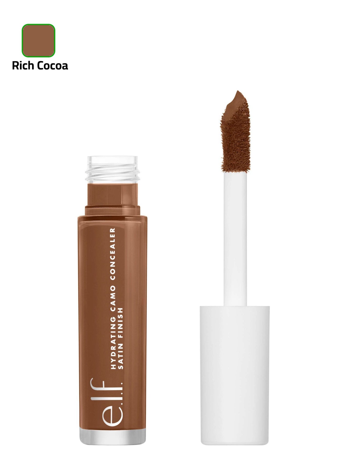Hydrating Camo Concealer, Lightweight, Full Coverage, Long Lasting, Conceals, Corrects, Covers, Hydrates, Highlights, Satin Finish (Rich Cocoa)
