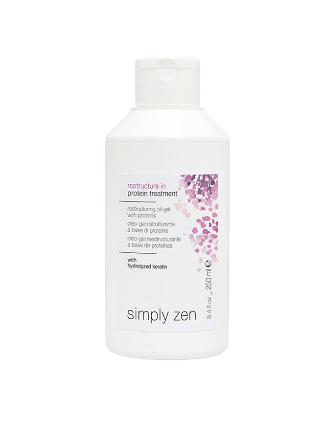 Simply Zen Protein Treatment 250ml – Structural Rebuilding for Fragile Hair, Essential Amino Acids, Intensive Therapy for Hair Breakage Relief 250ml