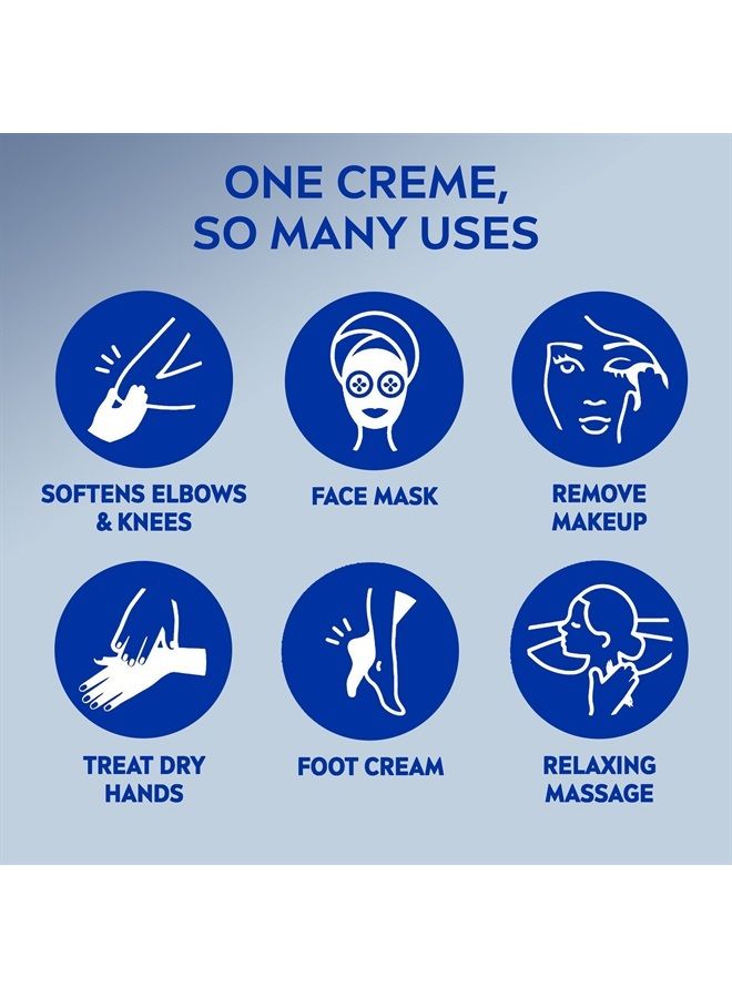 Creme Body, Face and Hand Moisturizing Cream, 16 Oz Jar