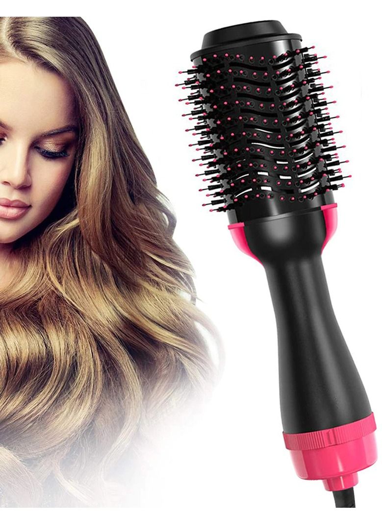 Hair Dryer Volumizer Electric Hot Air Hair Straightener Curler Styling Brush Salon Negative Ion Generator Curling Comb