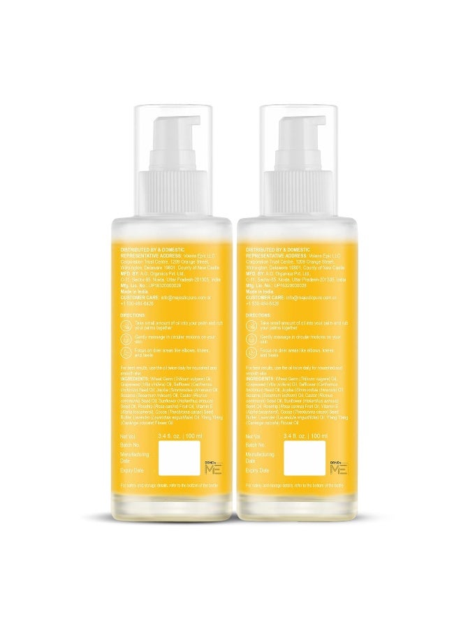 Majestic Pure Timeless Glow Body Oil Pack of 2 | 100ml Each | 100% Pure & Natural | Repairs Dry & Damaged Skin | Deep Moisturizing & Skin Brightening Formula | For Women & Men - image 7