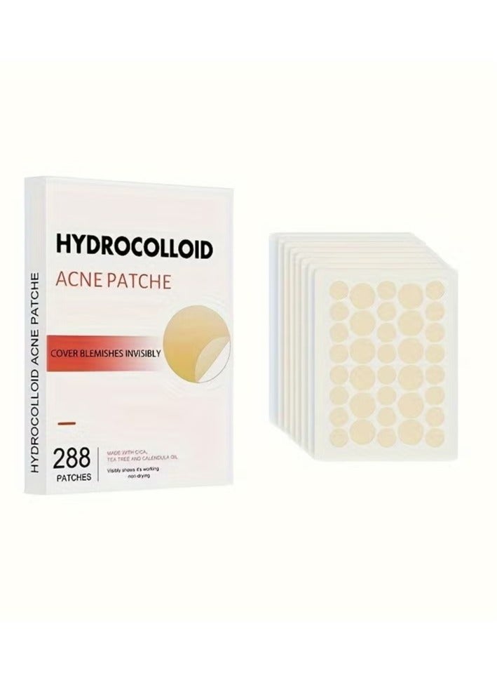 288 Count Pimple Patch, Acne Covering Stickers For Face And Skin, For Men And Women Daily Skin Care