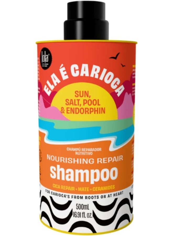 Ela E Carioca Nourishing Repair Shampoo For All Hair Types 500 mL