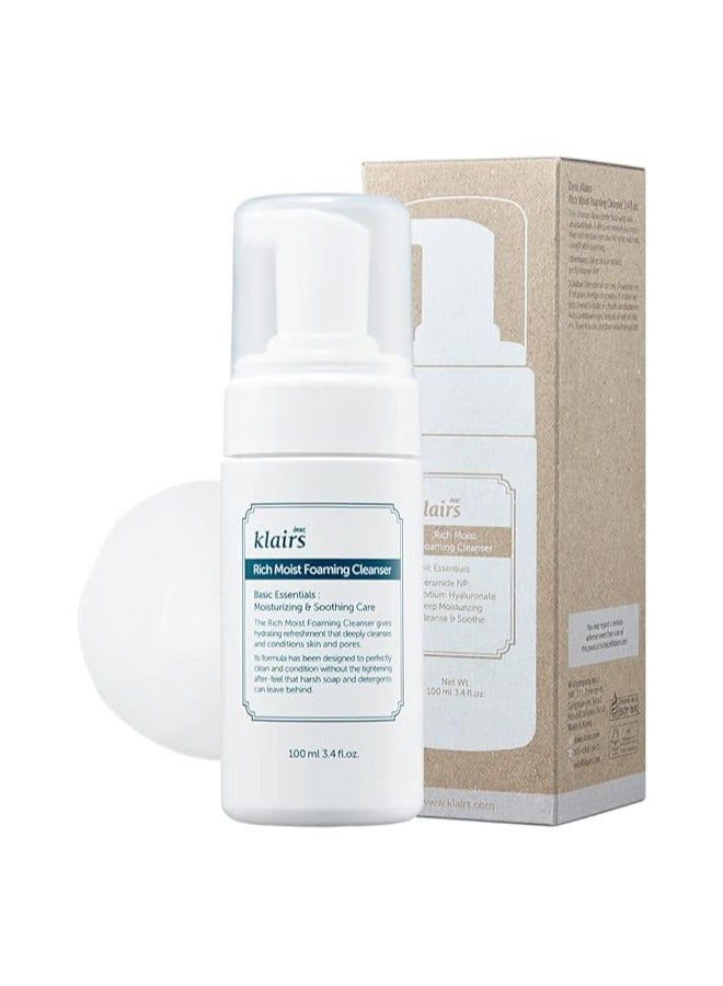 Dear Klairs Rich Moist Foaming Cleanser 100 ml
