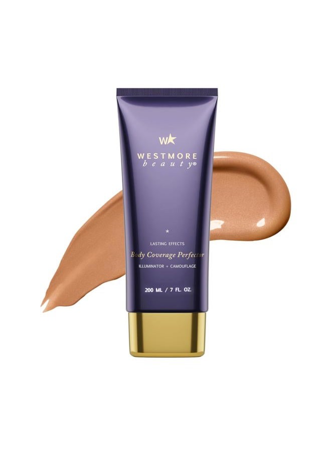Body Coverage Perfector – Waterproof Leg & Body Makeup - Tattoo Cover Up Makeup - 7 Oz (Golden Radiance)