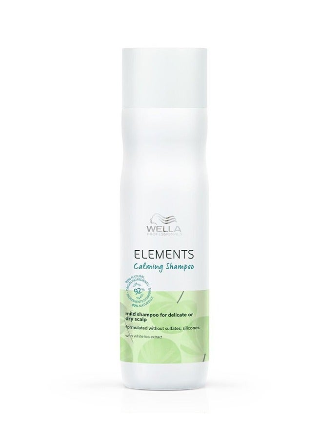 Elements Calming Shampoo - Sulfate-Free Formula To Gently Cleanse And Soothe A Dry Or Delicate Scalp (250 Ml)