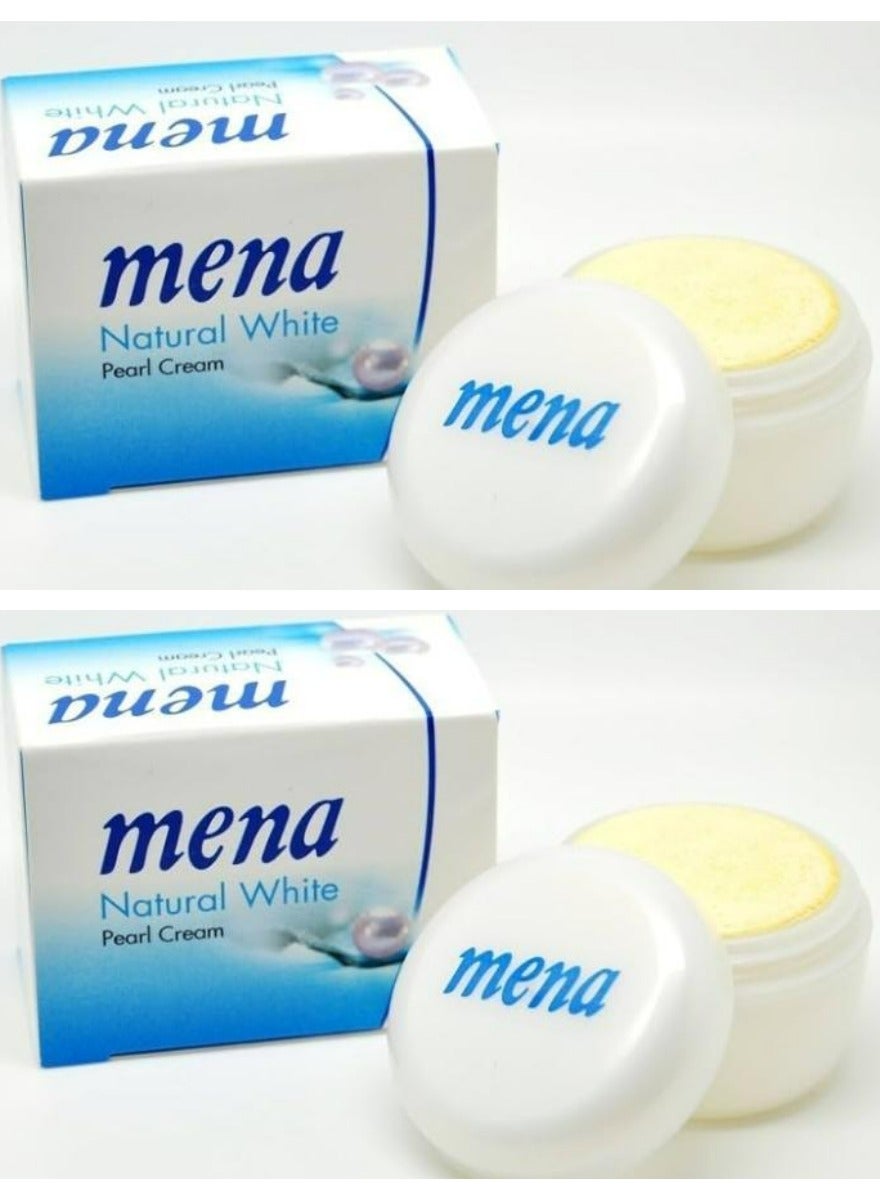 Natural White Pearl Cream 2 Pcs