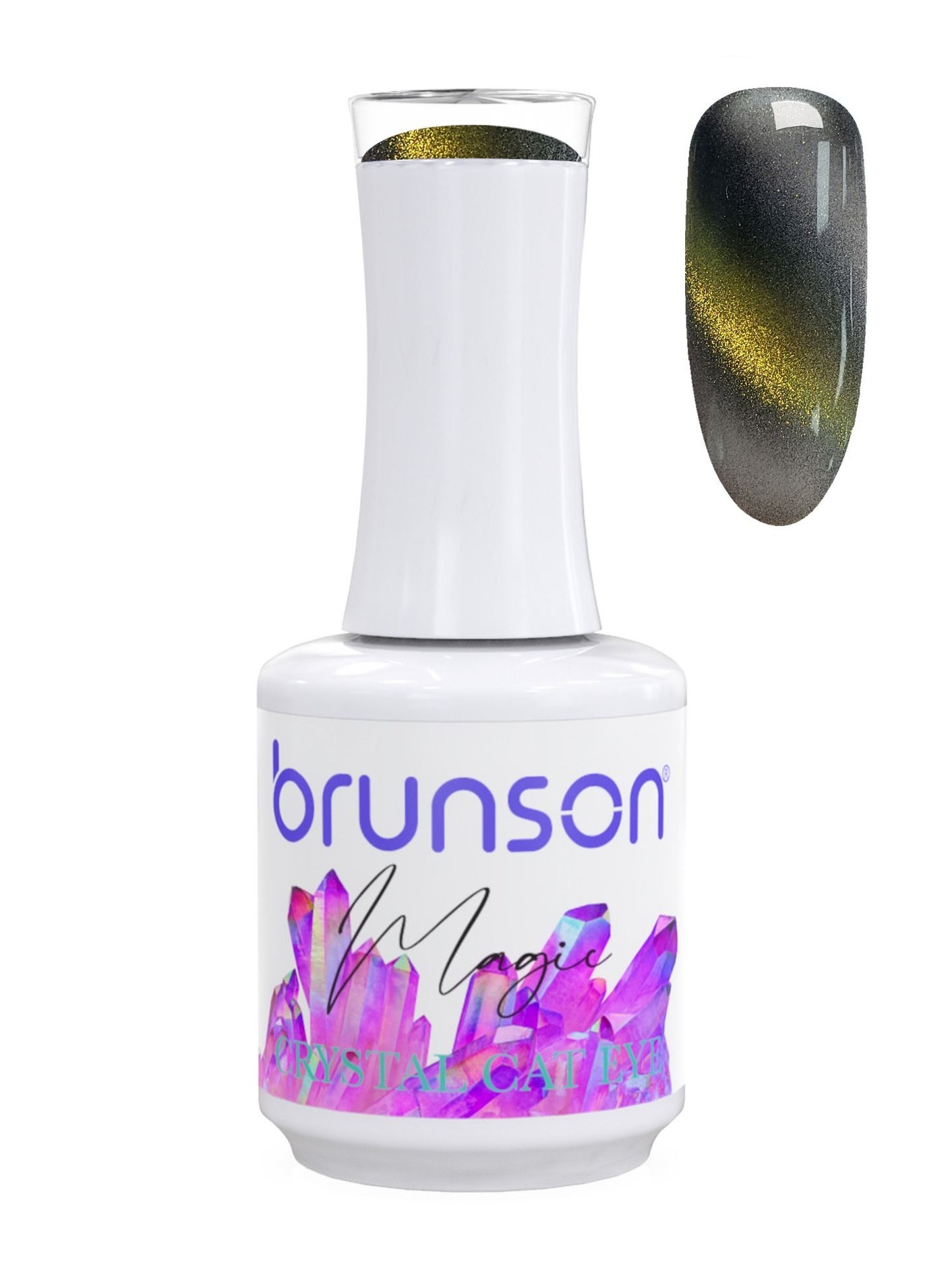 Gel Nail Polish, Cat Eye 9D gel Polish Long Lasting  Chip Resistant Requires Drying Under UV LED Lamp 18ml