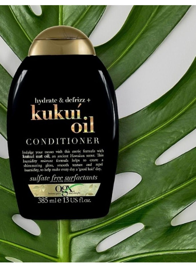 Kukui Oil Conditioner for Frizzy Hair 385ml