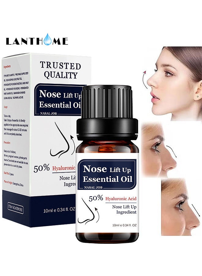 Nose Lift Up Essential Oil, Heighten Rhinoplasty Collagen Firming Moisturizing Perfect Nose Serum Reshape Natural Beauty Skin Care