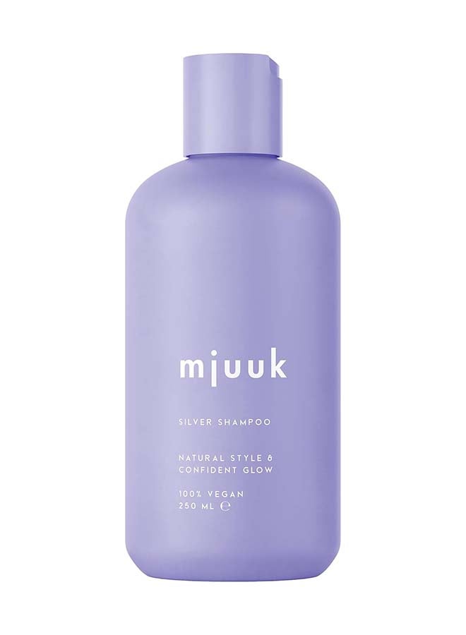 Silver Toning Shampoo | For Blonde Highlighted And Grey Hair | Anti-Brass Purple Pigment | Colour Correction | 100 Percent | Vegan 250ml